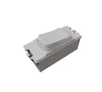ENER-J 1 Gang Wireless Kinetic Switch, Batteryless, IP65, Black/White, compatible with MK Logic Grid Plates