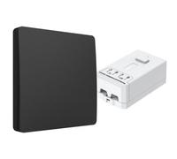 Ener-J 1 Gang Wireless Kinetic Switch Black With 500W Rf Receiver