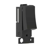 ENER-J 1 Gang Wireless Kinetic Switch, CLICK Minigrid Style, Black Body (PRO Series)
