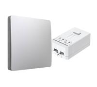 ENER-J 1 Gang Wireless Kinetic Switch Silver with 500W RF Receiver ENER-J Silver