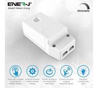 ENER-J 100W Smart WiFi Dimmable Receiver Module for Wireless Kinetic Switches - White | Size: 1040mm x 1190mm ENER-J White 1040mm x 1190mm