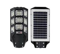 Ener-J 100W Solar Street Light 6500K With 6V 12W Solar Panel 12000Mah Battery Remote