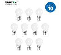 Ener-J 10Pcs Led Bulb 4W Led Golf Lamp B22 6000K, Save 88% On Electricity Bill Of Lighting.