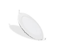 ENER-J 12W Recessed Round LED Mini Panel 175mm diameter (Hole Size 160mm), CE Driver, 90 Lm/Watt, RA 80, 4000K (Pack of 4) ENER-J White 25 cm diameter x 19 cm high