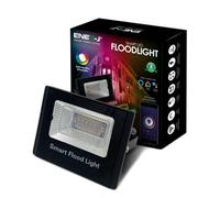 Ener-J 16W Wifi Rgb Flood Light Rgb White Warm White 16W Led Flood Ligh App & Voice Control, Ip65 For Outdoor Usage In Garden And Roof