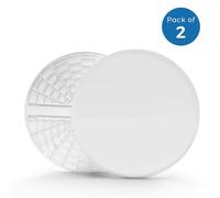 ENER-J 18W Smart WiFi Frameless LED Downlight, CCT Colour Changing, App Dimmable, 1500lm, Remote & Timer - Pack of 2, 6000K