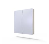 ENER-J 2 Gang Wireless Kinetic Switch White Dimmable & Non Dimmable ENER-J White