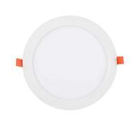 ENER-J 22W Round LED Recessed Panel Ceiling Downlight 6000K 220mm, PRORANGE (Pack of 5)
