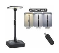 ENER-J 240W PIR Solar Garden Lights with water tank stand, 25W Solar Panel and 24AH Battery, CCT switchable with Remote
