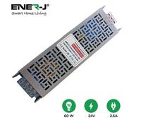 Ener-J 24V 2.5A Slim Smps Metal Drivers 60W, Ip20