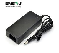 ENER-J 24V 2A Plastic Plug & Play Power Adapter with UK Plug for LEDs