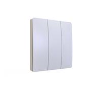 ENER-J 3 Gang Wireless Kinetic Light Switch White IP65 Pro Series ENER-J White
