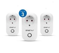 Ener-J 3 Piece Pack Wifi Smart Plug Eu Type With Energy Monitor (3Pc Pack)
