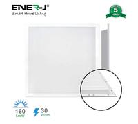 ENER-J 30W High Lumen 595x595 Backlit Panels 2pcs Pack, Lifud Driver, 4800 lumens, 5 Years, 4000K in White ENER-J White