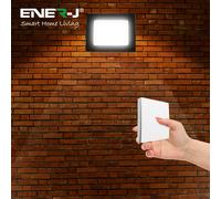 ENER-J 30W LED Floodlight wired with Non Dimmable 5A RF Receiver 1 Gang Dimma in Black ENER-J Black