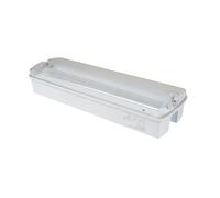 ENER-J 3W LED Emergency Bulkhead Fitting Maintained or Non-Maintained Exit Sign Light IP65 Waterproof