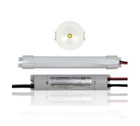 ENER-J 3W LED Non-Maintained Emergency Downlight 5500k Daylight White, IP20 Rated, 33-35mm Cut out, 3Hr Emergency Duration, White Rim - Single Pack
