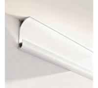 ENER-J 4-Pack Heavy Duty Curved Aluminium Skirting 60mm x 3m in White ENER-J White