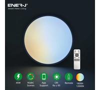 Ener-J 45W Sky Smart Rgbic Animated Ceiling Light 390mm White 240V