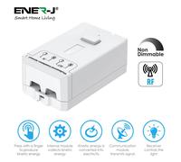 ENER-J 500W RF Non Dimmable Receiver for Wireless Kinetic Switch Pro Series in White ENER-J White