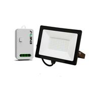 ENER-J 50W LED Floodlight Pre Wired with ECO Series 500W Non Dimmable RF receiver