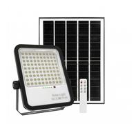 ENER-J 50W LED Solar Floodlight 1100 Lumens Black 5V in White | Size: 25 cm diameter x 19 cm high ENER-J White 25 cm diameter x 19 cm high