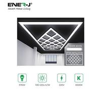 Ener-J 588W Designer Ceiling Lights With Frame 19 Diamonds And Border