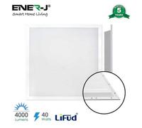 Ener-J 595X595 Backlit Panels 2Pcs Pack, Lifud Driver, 4000 Lumens, Tpa Diffuser, 5 Years, 4000K (Pack Of 3 Sets)