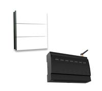 ENER-J 6 Gang Wireless Kinetic Switch, On/Off Wall Switch + 6 Circuit RF WIFI Receiver Max Load 16Ax2 + 10Ax4, 6 Circuits