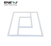 ENER-J 600x600mm LED Panel Light with PD Design, 40W 4000 Lumens, 6000K in White ENER-J White