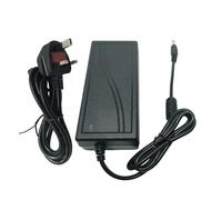 ENER-J 60W Plastic Power Supply Adapter AC100-240V to DC 12V 5A U.K. Plug Fused