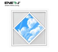 Ener-J 60X60Cm Diamond Sky & Cloud Ceiling Led Panel Light - 70W, Cool White (6500K)