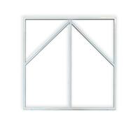 ENER-J 60x60cm LED Frame Panel Light with Blue Arrow Design - 40W, Cool White | Pack of 4 - 6500K
