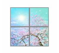ENER-J 60x60cms SKY Panel with Cherry blossom trees 2D Effect (4 pcs set)