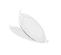 Ener-J 6W Recessed Round Led Mini Panel 120mm Diameter Hole Size 105mm