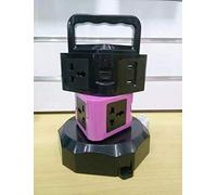 ENER-J 7 UNIVERSAL SOCKETS + 2 USBS TOWER CHARGING UNIT. ROTATING