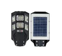 ENER-J 70W Solar Streetlights 6500K with 6V 8W Solar Panel & 6000 mAh Battery & Remote