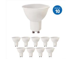 Ener-J 7W Led Dimmable Bulb 500Lm 3000K Pack Of 10Pcs, Equivalent To 50W/60W Halogen Lamp