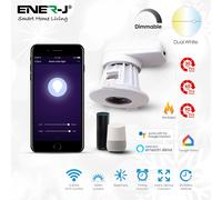 ENER-J 8W WiFi LED Spot Light Downlight for Recessed Ceiling Light Fitting in White ENER-J White