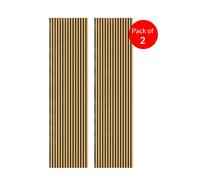 ENER-J Britwall Acoustic Wall Panel 2400 x 605 mm Pack 2 Assorted Finish in Bright Yellow ENER-J Bright Yellow