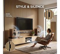 Ener-J Britwall Acoustic Wall Panels 2400 X 600 X 21 mm Natural Oak Pack Of 2