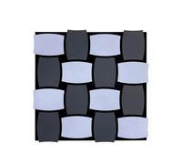 Ener-J Britwall Acoustic Wall Panels 3D Checkerboard Black Grey 610X610mm