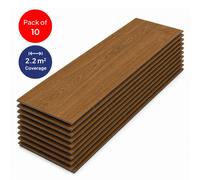 Ener-J Britwall English Oak Spc Luxury Vinyl Flooring Pack Of 10 2.2 Sq Meter 1220 X 181 mm 6mm Waterproof Click Lock