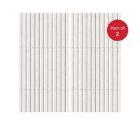 Ener-J Britwall Flexible Stone Panel Bamboo Travertine Effect Beige Lightweight Wall Cladding 600X1200mm - Pack Of 2