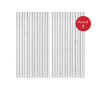 Ener-J Britwall Flexible Stone Panel Linear Wave Texture White Lightweight Wall Cladding 600X1200mm Pack Of 2