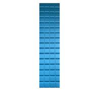 Ener-J Britwall Gridform Upholstered Pu Leather Wall Panel Teal Depths Padded Headboard Feature Wall 2400 X 600 X 20mm - Pack Of 2