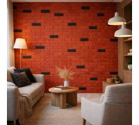 Ener-J Britwall Hard Pu Wall Panel 1160X300mm Red Brick