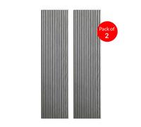 Ener-J Britwall Linear Acoustic Wall Panel Pet Mdf Light Grey Wood Grain 2400 X 600 X 21mm Pack Of 2