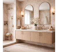 Ener-J Britwall Pvc Shower Panel 2400X1000X10mm Concrete Beige Matt