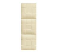 Ener-J Britwall Softpad Self Adhesive Upholstered Headboard Wall Panel Champagne Beige 300X900X25mm Pack Of 4
